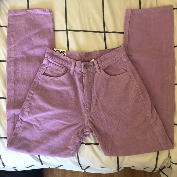 Brandy Melville Lavender Corduroy Jeans 